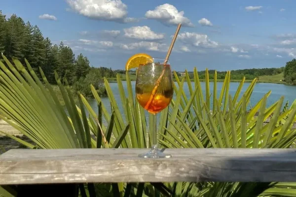 cocktail spritz gascon - la guinguette lupiac